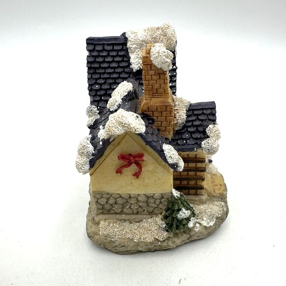 K's Collection Christmas Vintage House w/ Snowman #729590 4" X 3" Collectible - Picture 4 of 9